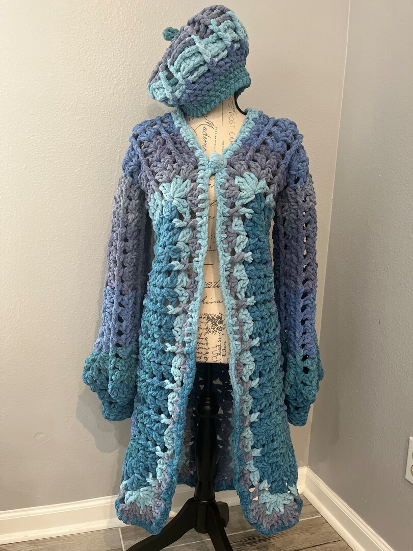 Long Crochet Cardigan MakerPlace by Michaels